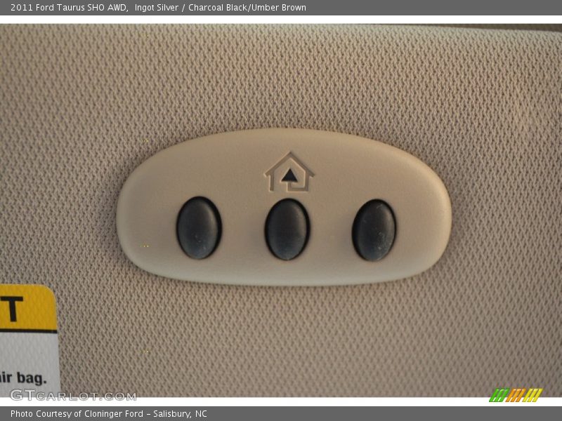 Ingot Silver / Charcoal Black/Umber Brown 2011 Ford Taurus SHO AWD