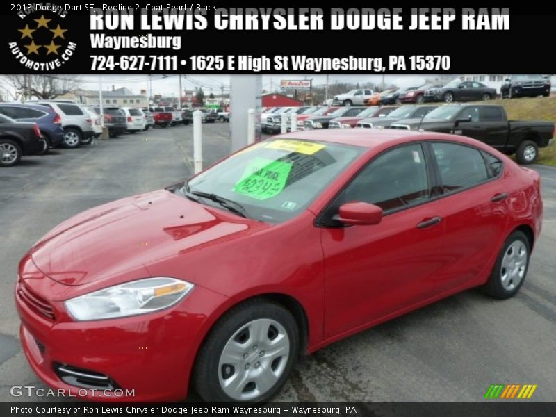 Redline 2-Coat Pearl / Black 2013 Dodge Dart SE