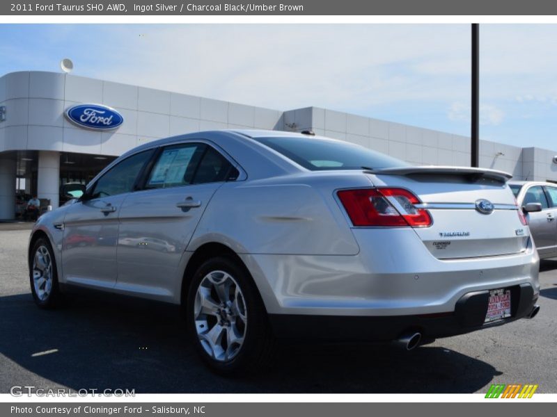 Ingot Silver / Charcoal Black/Umber Brown 2011 Ford Taurus SHO AWD