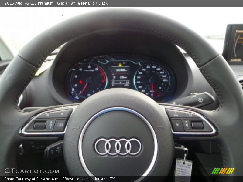 Glacier White Metallic / Black 2015 Audi A3 1.8 Premium