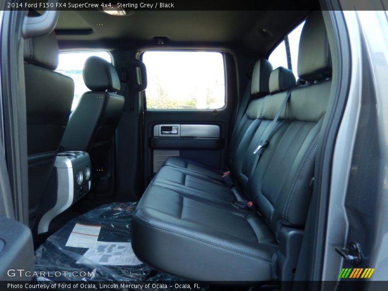 Rear Seat of 2014 F150 FX4 SuperCrew 4x4