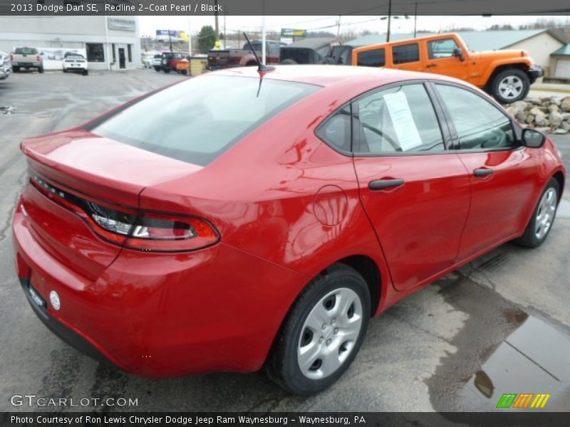 Redline 2-Coat Pearl / Black 2013 Dodge Dart SE