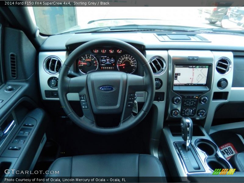 Sterling Grey / Black 2014 Ford F150 FX4 SuperCrew 4x4