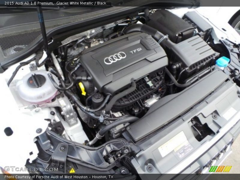 Glacier White Metallic / Black 2015 Audi A3 1.8 Premium