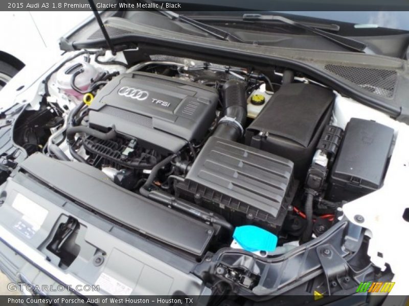 Glacier White Metallic / Black 2015 Audi A3 1.8 Premium