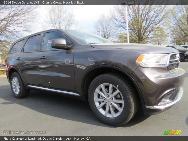 Granite Crystal Metallic / Black 2014 Dodge Durango SXT