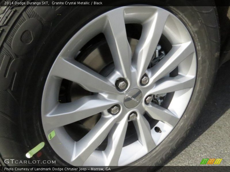 Granite Crystal Metallic / Black 2014 Dodge Durango SXT