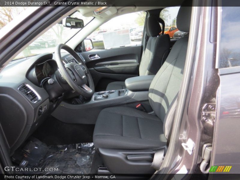 Granite Crystal Metallic / Black 2014 Dodge Durango SXT