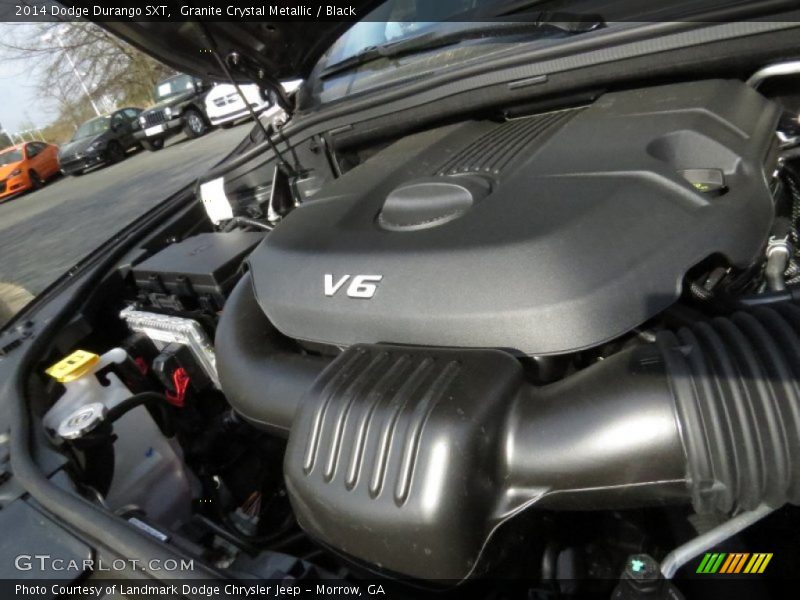 Granite Crystal Metallic / Black 2014 Dodge Durango SXT