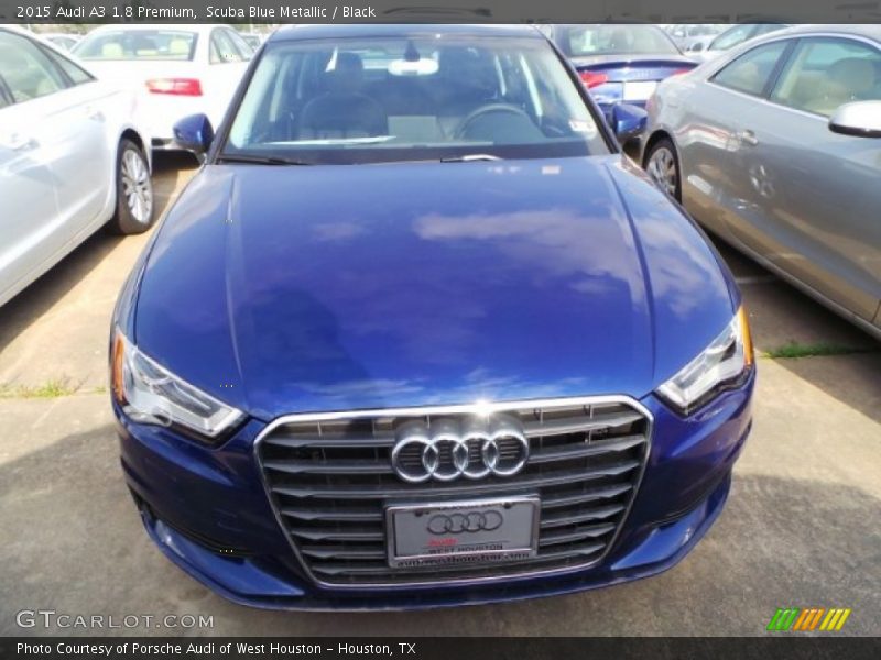 Scuba Blue Metallic / Black 2015 Audi A3 1.8 Premium