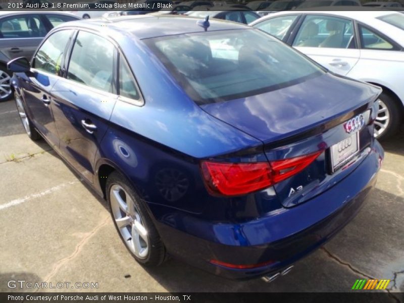 Scuba Blue Metallic / Black 2015 Audi A3 1.8 Premium