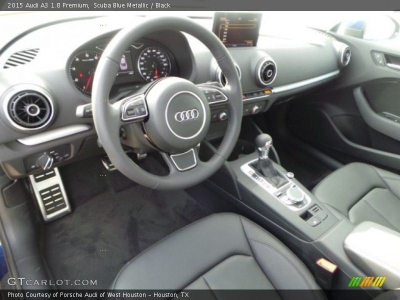 Scuba Blue Metallic / Black 2015 Audi A3 1.8 Premium