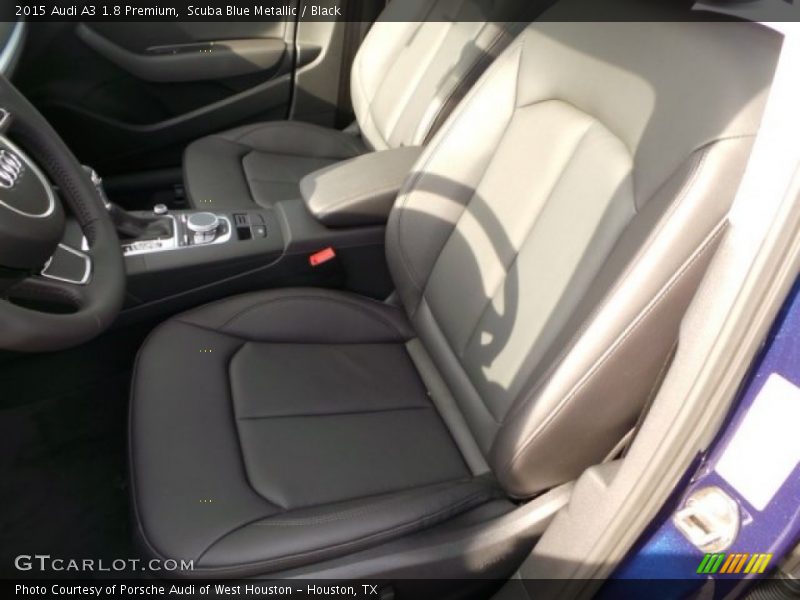 Scuba Blue Metallic / Black 2015 Audi A3 1.8 Premium