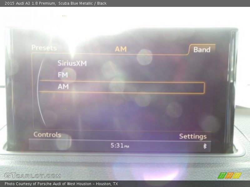Scuba Blue Metallic / Black 2015 Audi A3 1.8 Premium