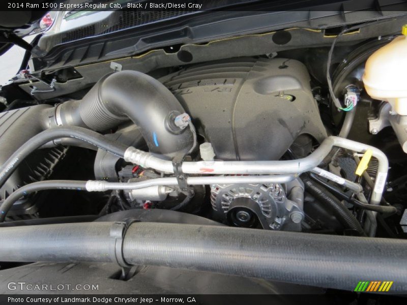 Black / Black/Diesel Gray 2014 Ram 1500 Express Regular Cab