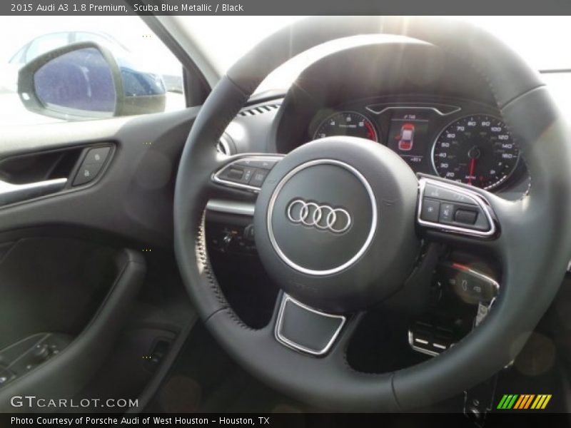 Scuba Blue Metallic / Black 2015 Audi A3 1.8 Premium