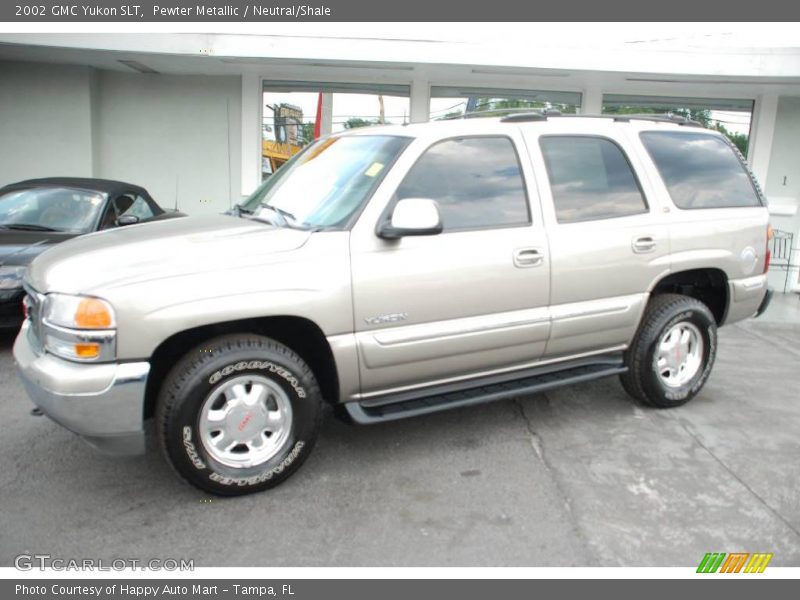 Pewter Metallic / Neutral/Shale 2002 GMC Yukon SLT