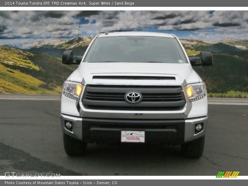 Super White / Sand Beige 2014 Toyota Tundra SR5 TRD Crewmax 4x4