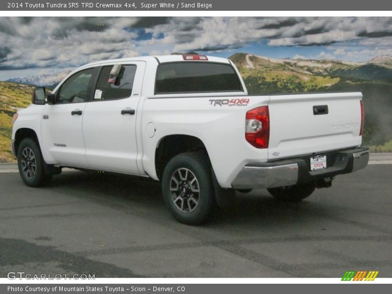 Super White / Sand Beige 2014 Toyota Tundra SR5 TRD Crewmax 4x4