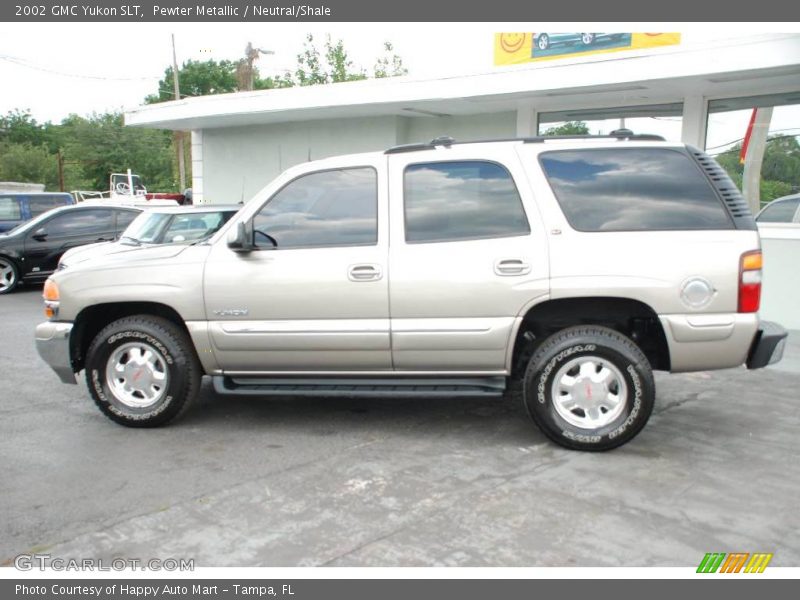 Pewter Metallic / Neutral/Shale 2002 GMC Yukon SLT