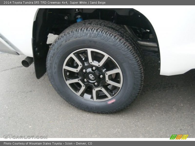 Super White / Sand Beige 2014 Toyota Tundra SR5 TRD Crewmax 4x4