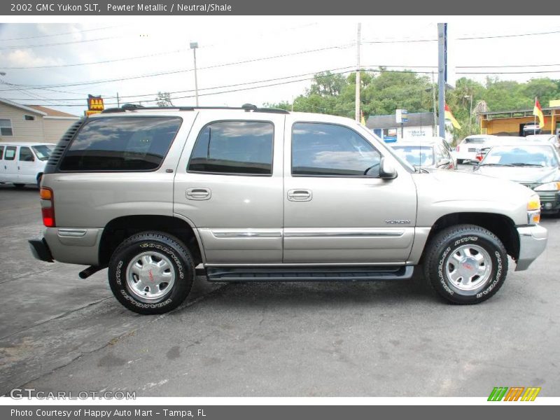 Pewter Metallic / Neutral/Shale 2002 GMC Yukon SLT
