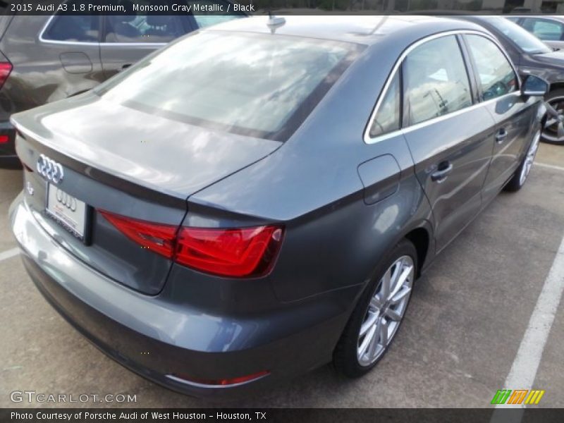 Monsoon Gray Metallic / Black 2015 Audi A3 1.8 Premium