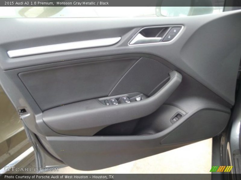 Monsoon Gray Metallic / Black 2015 Audi A3 1.8 Premium