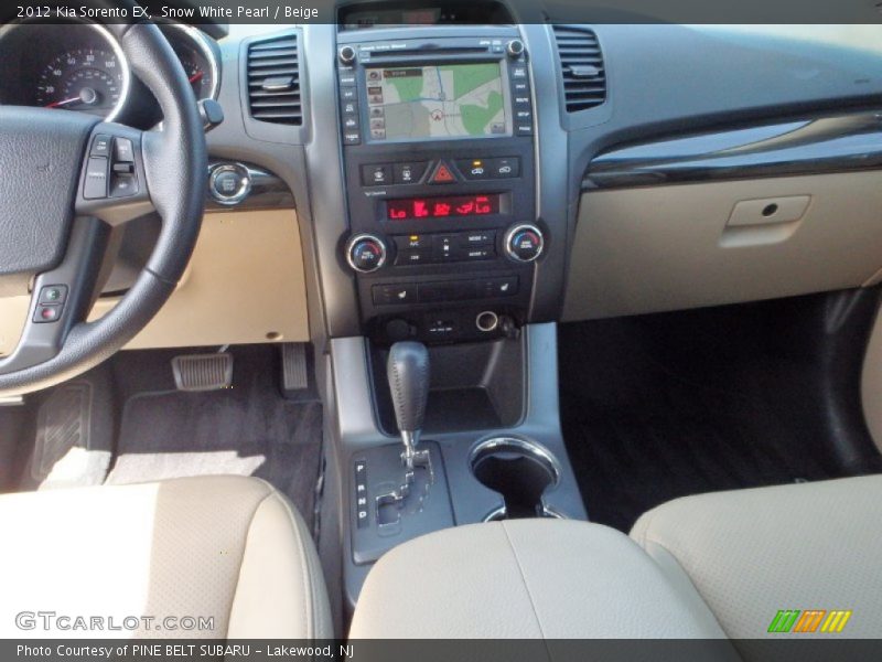 Snow White Pearl / Beige 2012 Kia Sorento EX