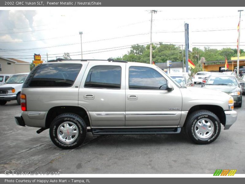 Pewter Metallic / Neutral/Shale 2002 GMC Yukon SLT