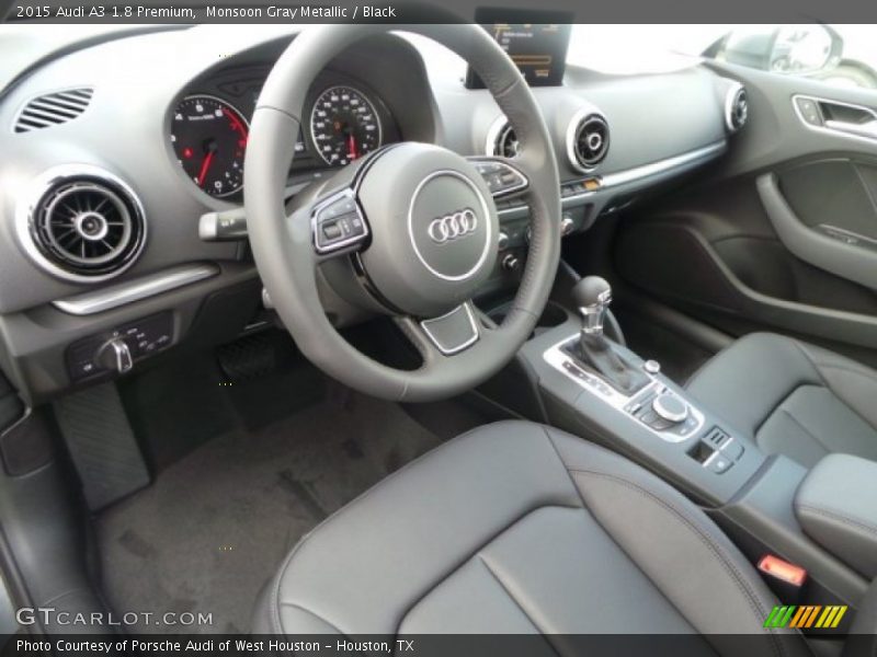 Monsoon Gray Metallic / Black 2015 Audi A3 1.8 Premium