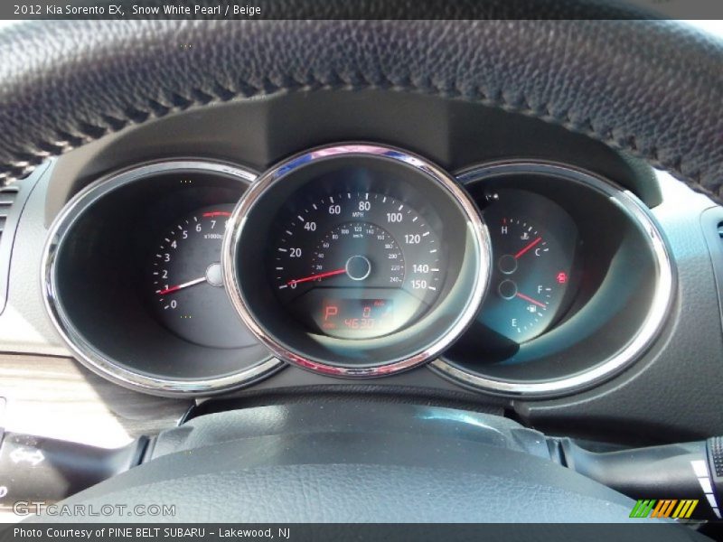 Snow White Pearl / Beige 2012 Kia Sorento EX