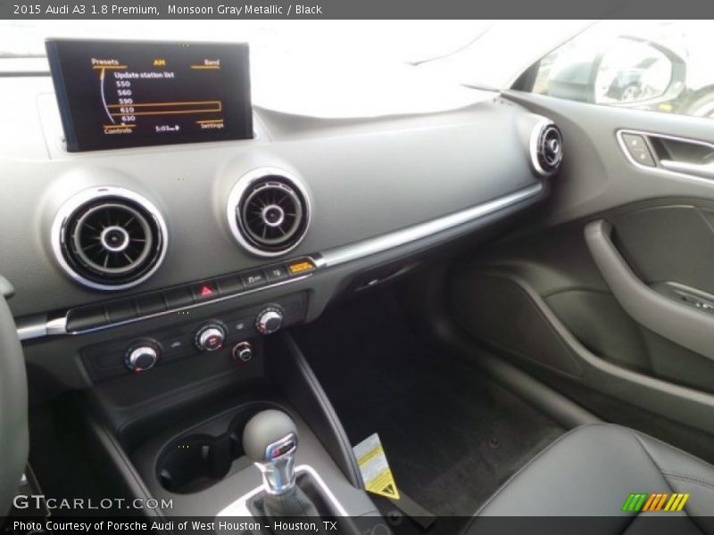 Monsoon Gray Metallic / Black 2015 Audi A3 1.8 Premium