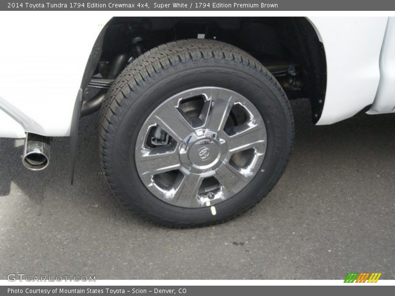 Super White / 1794 Edition Premium Brown 2014 Toyota Tundra 1794 Edition Crewmax 4x4