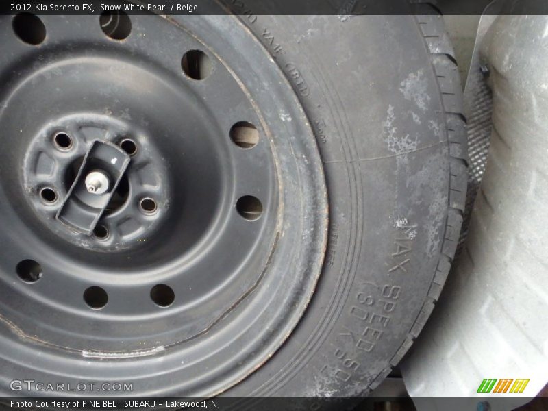 Snow White Pearl / Beige 2012 Kia Sorento EX