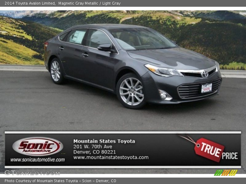 Magnetic Gray Metallic / Light Gray 2014 Toyota Avalon Limited