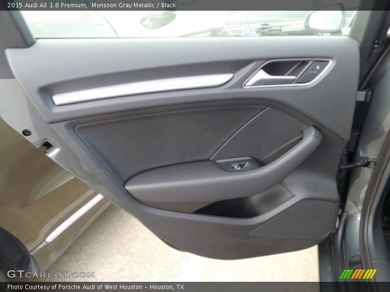 Monsoon Gray Metallic / Black 2015 Audi A3 1.8 Premium