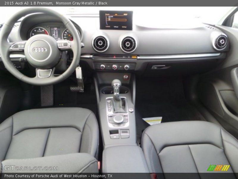 Monsoon Gray Metallic / Black 2015 Audi A3 1.8 Premium