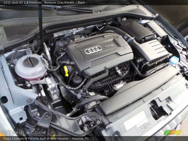 Monsoon Gray Metallic / Black 2015 Audi A3 1.8 Premium