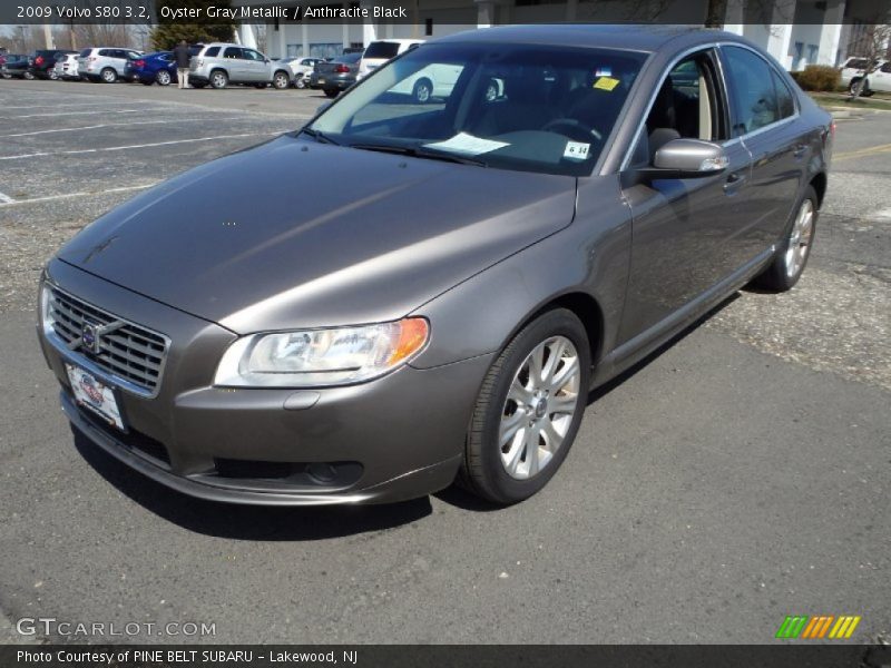 Oyster Gray Metallic / Anthracite Black 2009 Volvo S80 3.2