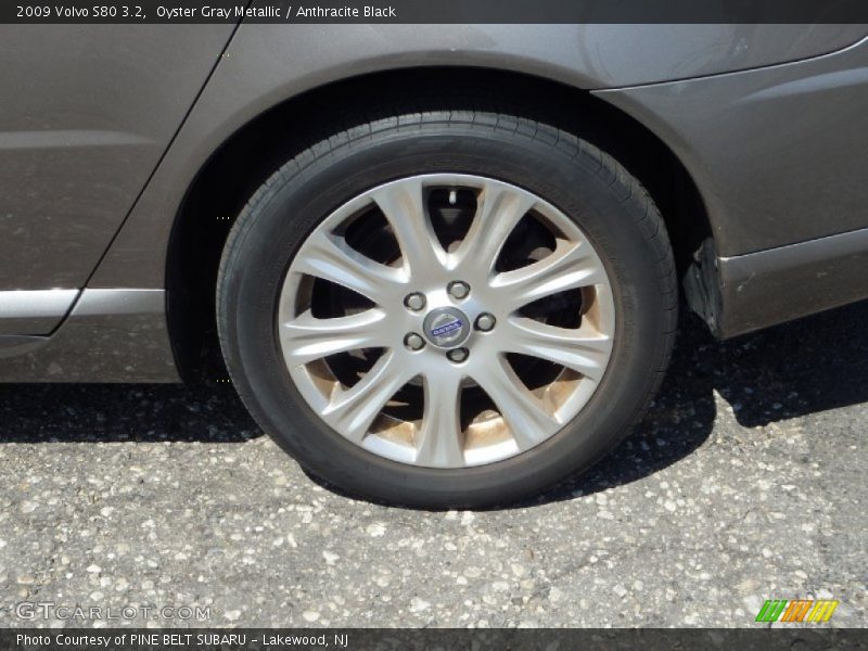 Oyster Gray Metallic / Anthracite Black 2009 Volvo S80 3.2