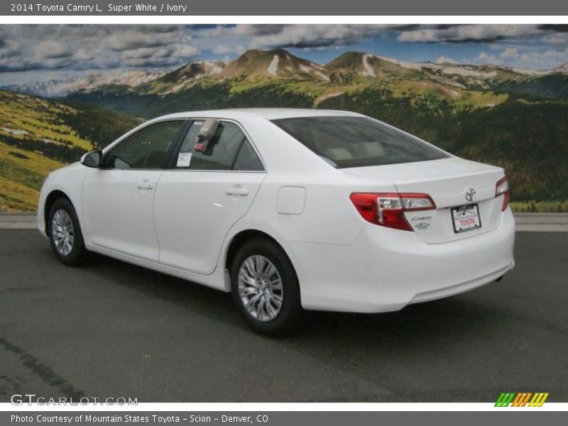Super White / Ivory 2014 Toyota Camry L