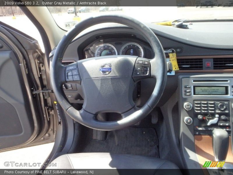 Oyster Gray Metallic / Anthracite Black 2009 Volvo S80 3.2