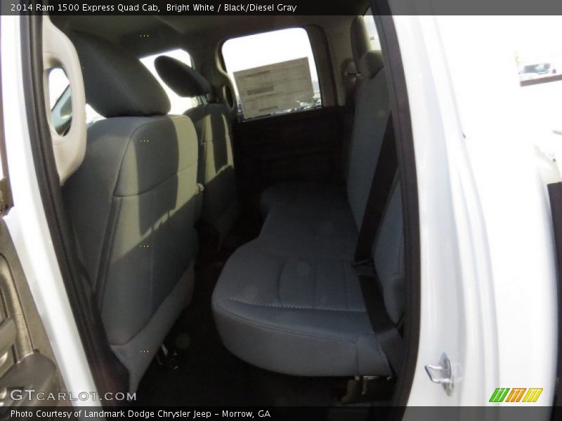 Bright White / Black/Diesel Gray 2014 Ram 1500 Express Quad Cab