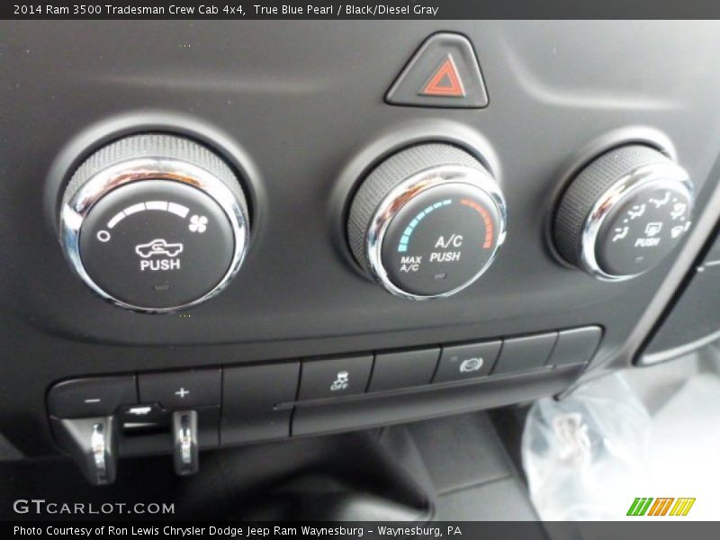 True Blue Pearl / Black/Diesel Gray 2014 Ram 3500 Tradesman Crew Cab 4x4