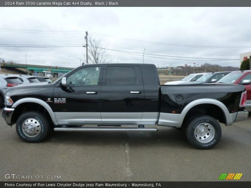  2014 3500 Laramie Mega Cab 4x4 Dually Black