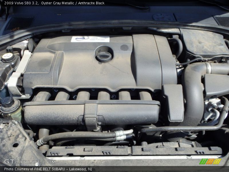 Oyster Gray Metallic / Anthracite Black 2009 Volvo S80 3.2