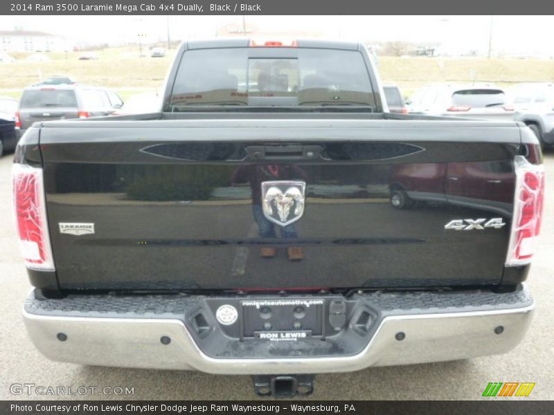  2014 3500 Laramie Mega Cab 4x4 Dually Black