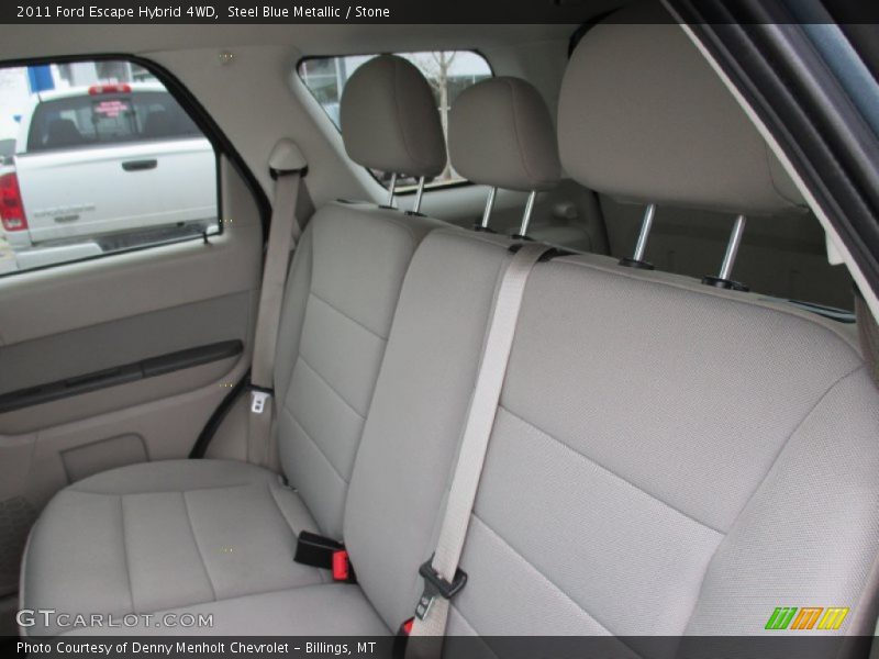 Steel Blue Metallic / Stone 2011 Ford Escape Hybrid 4WD