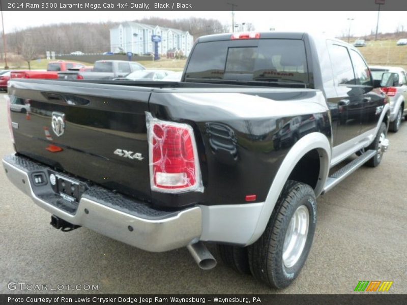 Black / Black 2014 Ram 3500 Laramie Mega Cab 4x4 Dually